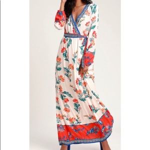 Sunrise to The Occasion Long Sleeve Maxi Dress
